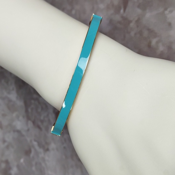 Michael Kors Enamel Bracelet w/Crystal Studded Padlock - Picture 3 of 8